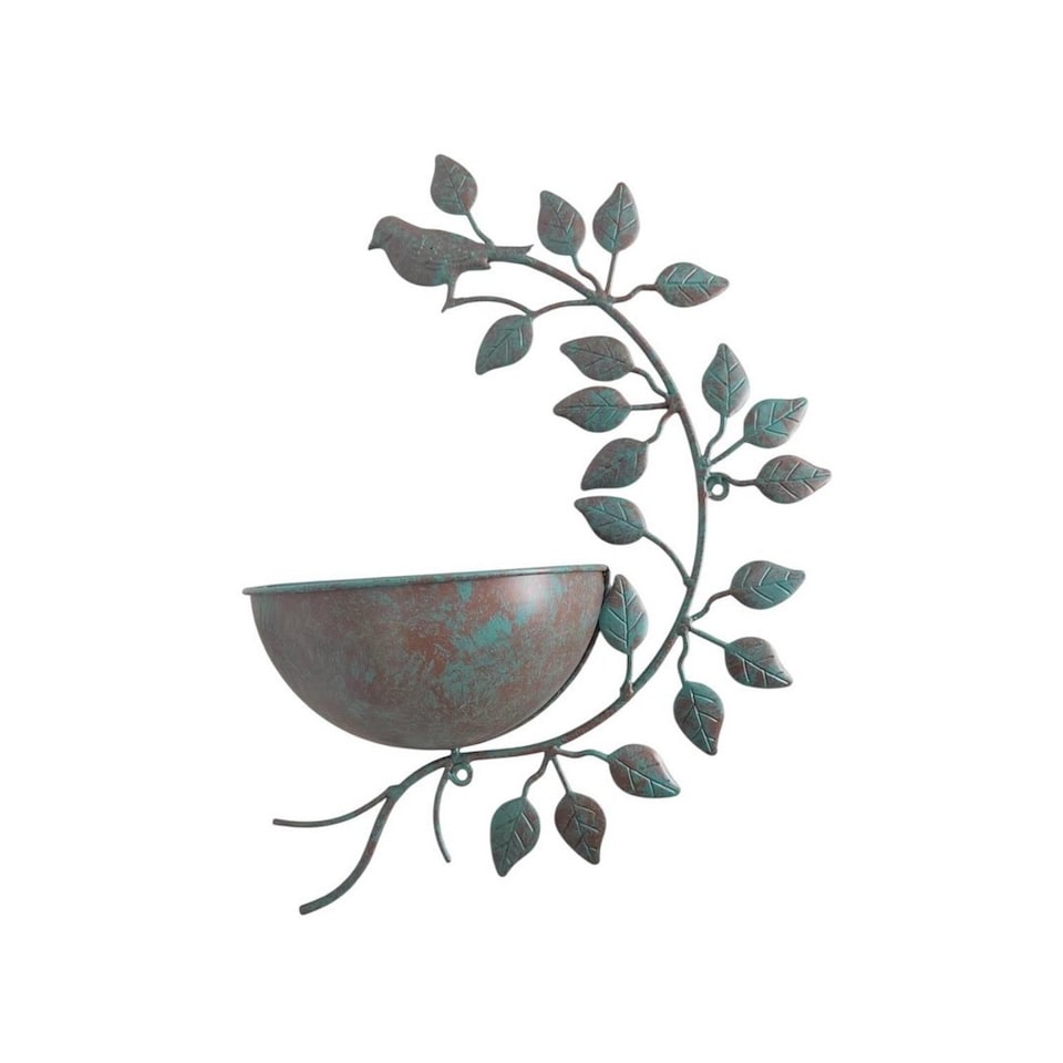 image 1 of Garden Planter - Metal - L10 x W32 x H42 cm - Green