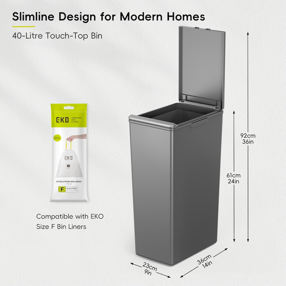 image 1 of Morandi Touch 40L | Grey | Dark Grey | 40L