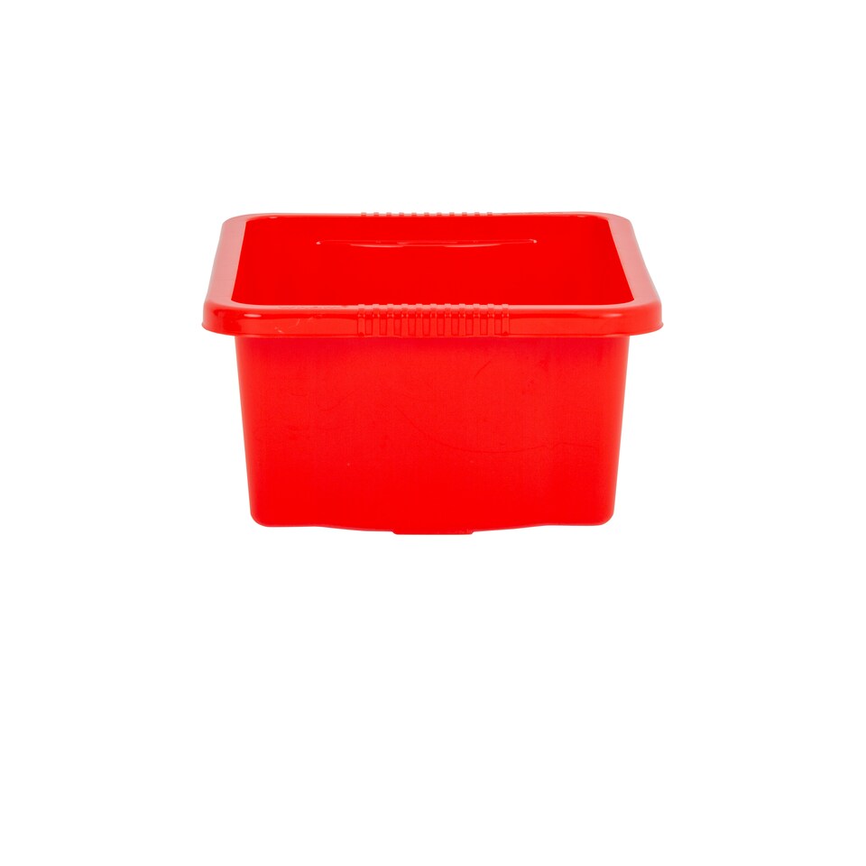 image 1 of Wham Stack & Store 4 x 16L Plastic Storage Boxes | Red | 4