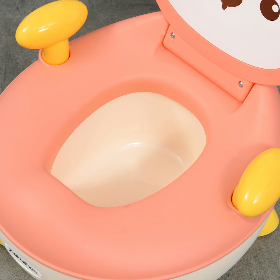 image 1 of ZONEKIZ Infant Potty Training Toilet with Splash Guard