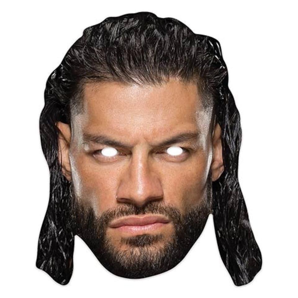 Roman Reigns WWE Cardboard Face Mask