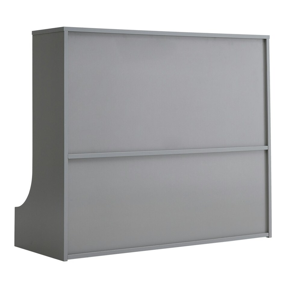 image 1 of Living and Home 2-Tier Open Toy and Book Storage Cabinet - Grey