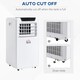 image 8 of HOMCOM 10000 BTU Mobile Portable Air Conditioner Room Ac Unit w/ RC, White