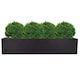 image 1 of Window Box Light Concrete Black Garden Planter L80 W17 H17.5 cm, 24 ltrs Cap.
