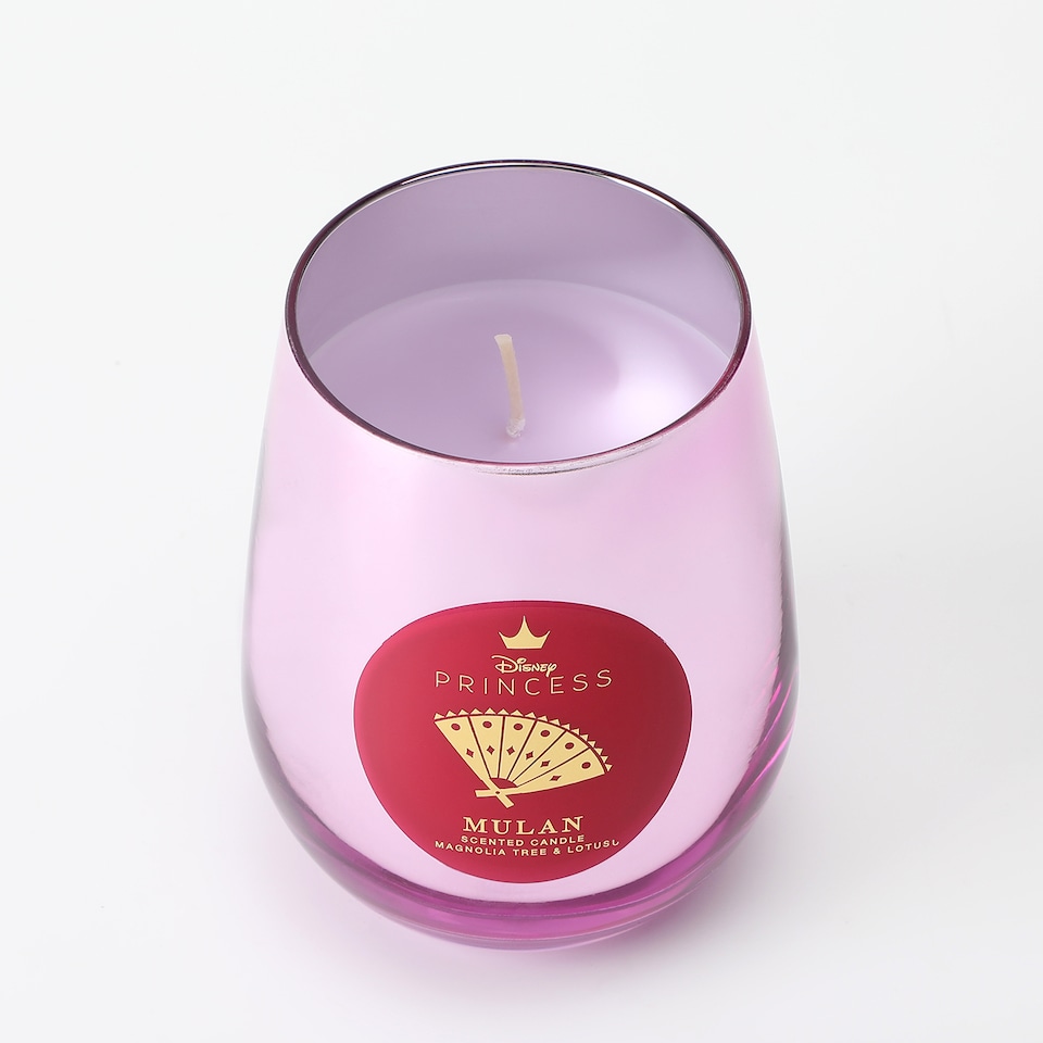 image 1 of Disney Princess Mulan Candle - Magnolia Tree & Lotus