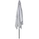 image 2 of Charles Bentley 3m x 2m Rectangular Outdoor Garden Umbrella - Light Grey
