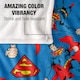 image 3 of Superman All-Over Print Blanket - Multicoloured - One Size