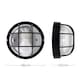 image 5 of ValueLights Pendle Matte Black Bulkhead Outdoor Wall Light & Bulb | Black