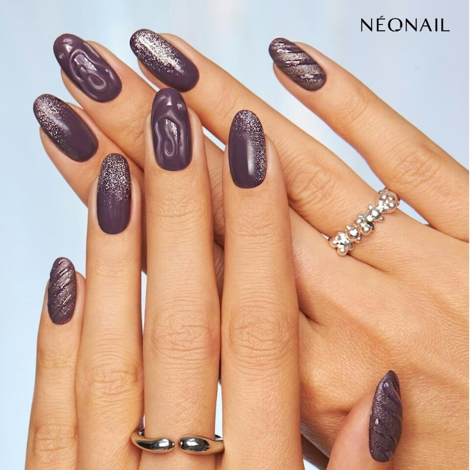 image 1 of NeoNail UV/LED Hybrid Nail Gel Polish Cat Eye Glacial Glow Collection 7.2ml - Green Aurora 11322 N/A
