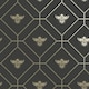 image 1 of Holden Décor Bee Wallpaper - Charcoal - One Size Black