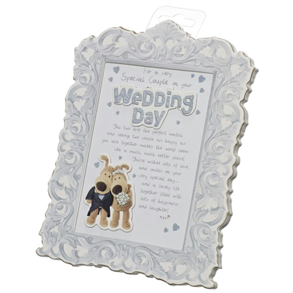 image 1 of Boofle Wedding Poem Frame