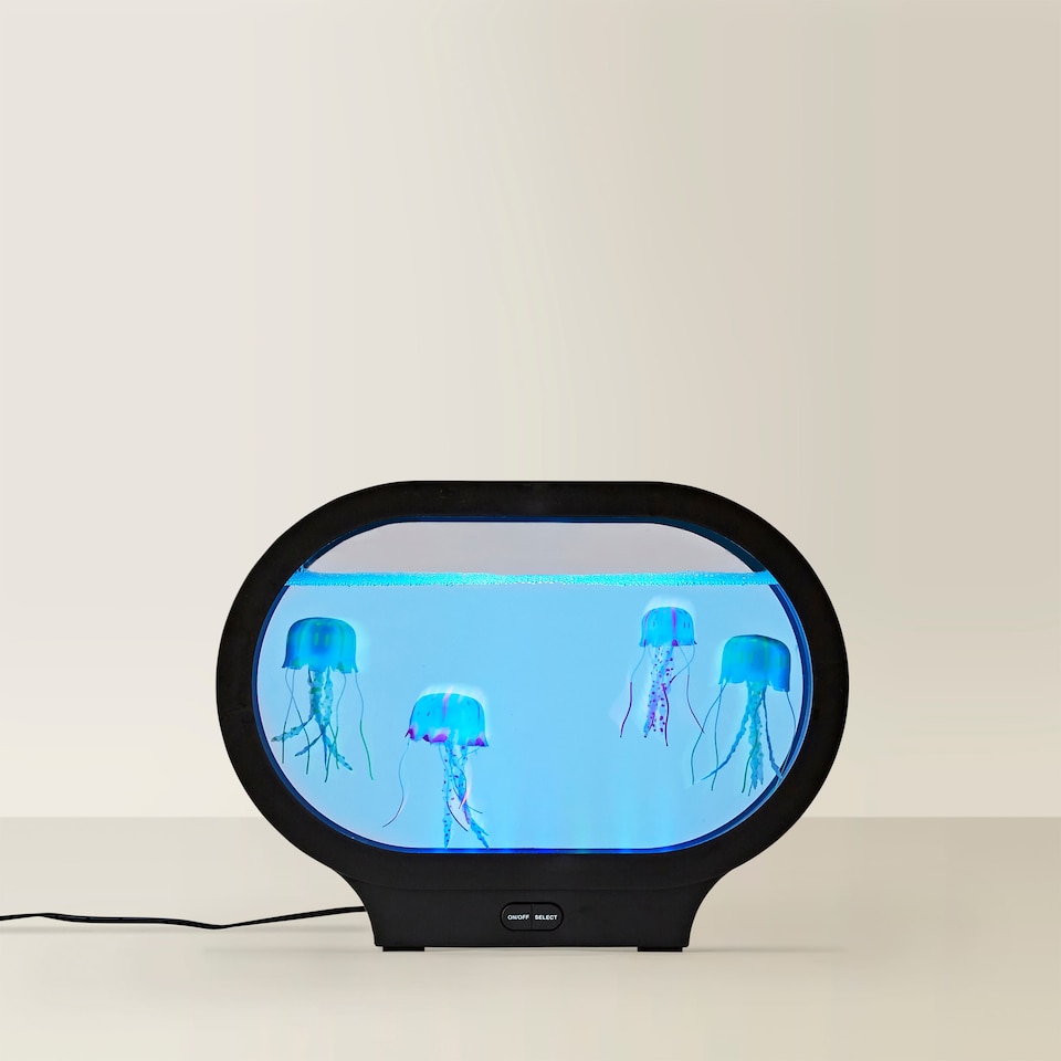 image 1 of ValueLights 5pc Jellyfish Colour Changing Table Lamp