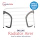 image 3 of 1Pc Over Radiator Airer Clothes Washing Drying Indoor Rack Adjustable Rail Dryer