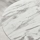 image 3 of Furniturebox Palma White Marble Effect Round Dining Table