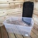 image 5 of 2 x 42L Clear Storage Box with Black Lid, Stackable and Nestable Design Storage Solution