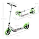 image 7 of HOMCOM Folding Kick Scooter with Big Wheels for 14+ Teens Adult, Green Green