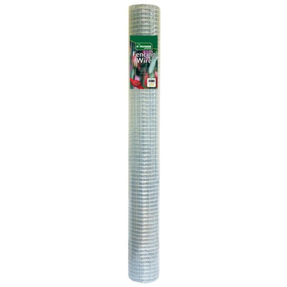 image 1 of 4m x 90cm of 13mm Wire Mesh Netting for Gardens / Pets / Ponds Grey