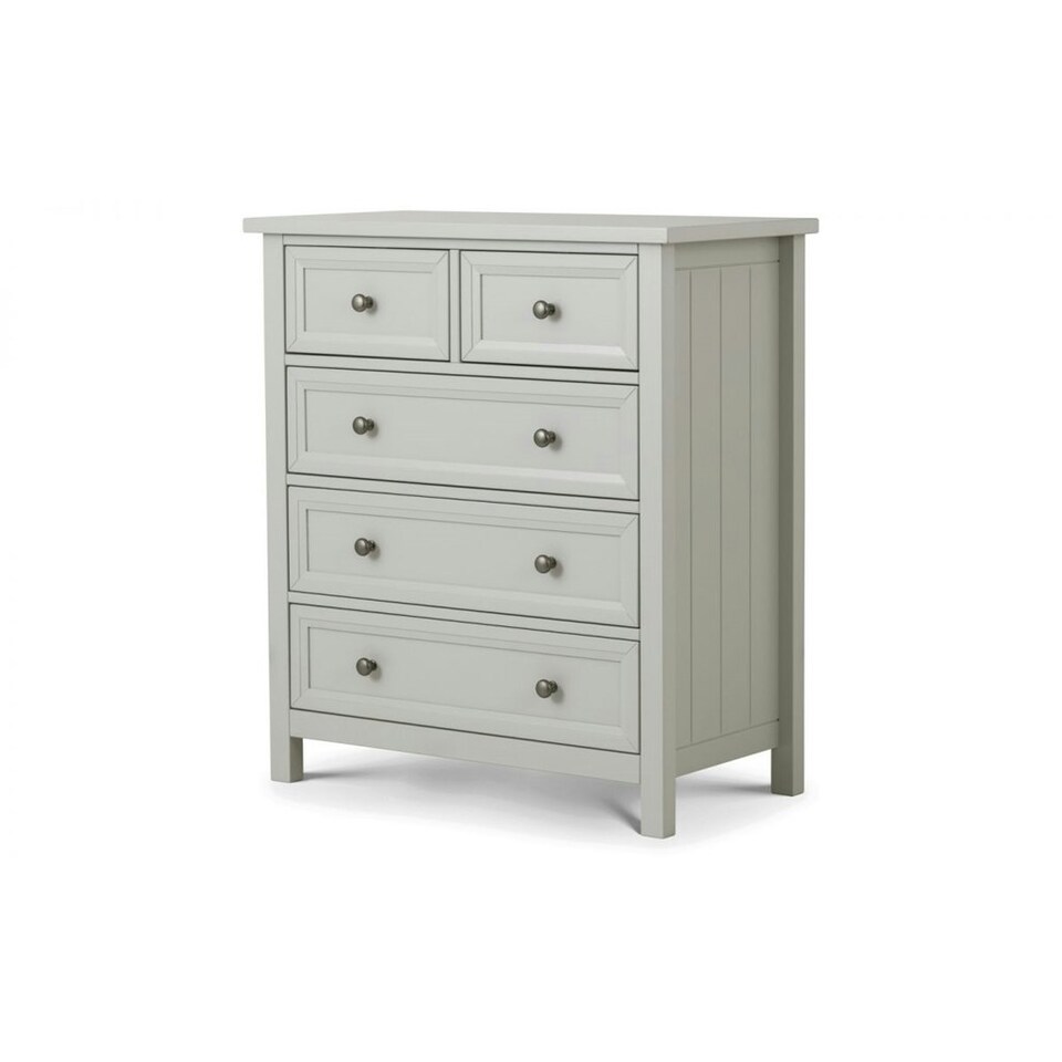 image 1 of Premier Dove Grey 3+2 Drawer Chest