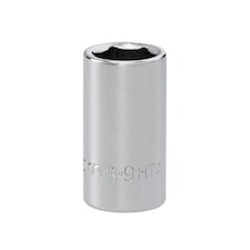 Facom R.9HT 6-point 1/4in drive standard socket 9mm - chrome vanadium.