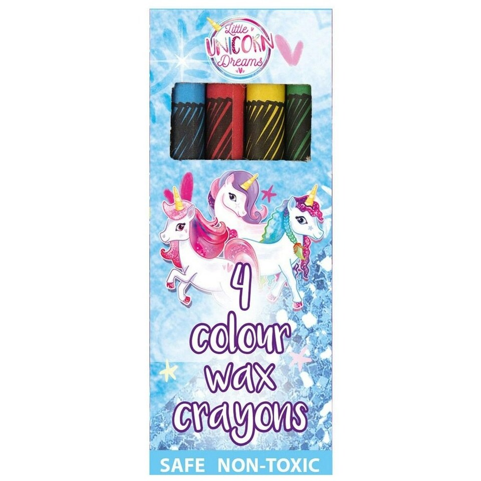 image 1 of Henbrandt Unicorn Wax Based Crayon (Pack of 24) - Multicoloured - One Size