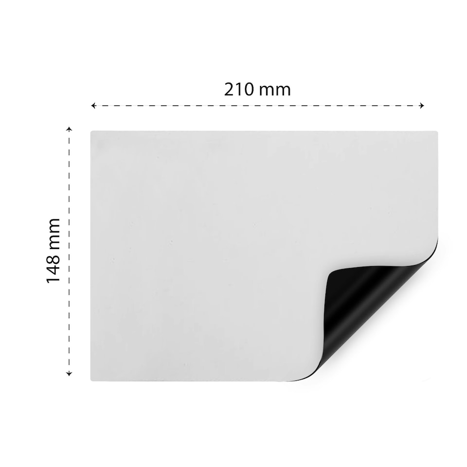 image 1 of A5 Magnetic Whiteboard Dry Wipe Board