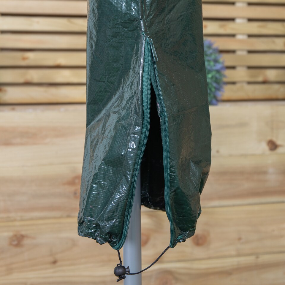 image 1 of Kingfisher Waterproof Garden Parasol Cover 18cm x 28cm x 150cm