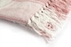 image 3 of Comfy Check Collection Recycled Cotton Throw in Blush Pink (70" x 100") | Pink | Pink