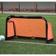 image 2 of Precision Aluminium Folding Football Goal - Coral/Black - One Size