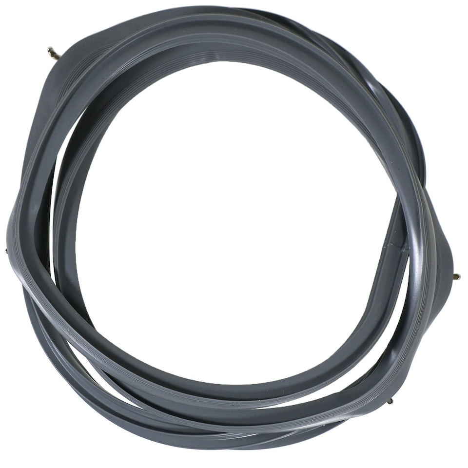 image 1 of SPARES2GO Oven Door Seal Gasket + Corner Clips compatible with Siemens Cooker 480 x 350 mm