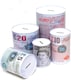 image 3 of KAV 22 CM 2 Pack Jumbo Large Money Saving Tin Boxes with British Bank Note Design - Perfect Piggy Bank for Kids and Adults