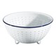 image 1 of Hairy Bikers Enamelled Steel Colander, PFOA Free, Dishwasher Safe 29 x 29 x 14cm