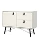 image 3 of Ry Sideboard with 1 Door 2 Drawers in Matt White