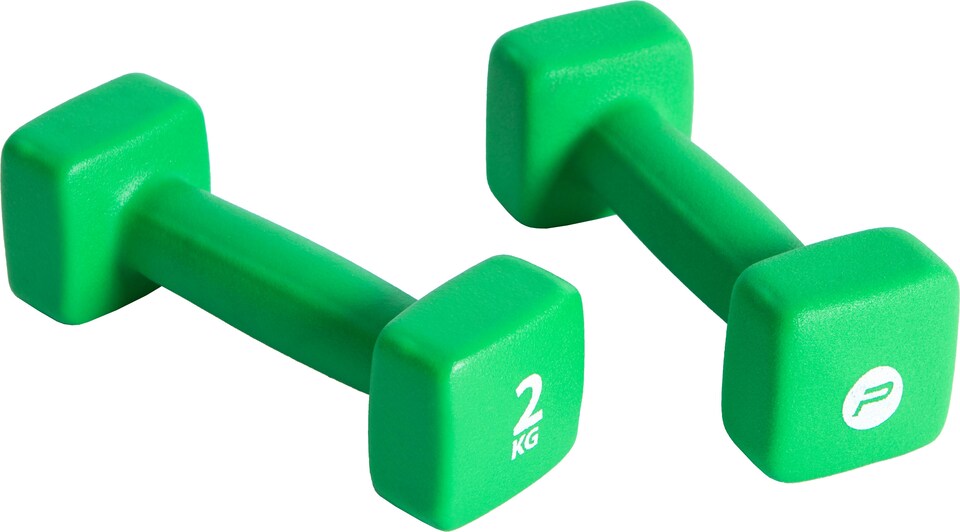 image 1 of Neoprene Coated Dumbbell Set (2 X 2 Kg)
