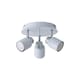 image 1 of ValueLights Benton White IP44 Round Adjustable Ceiling Light | White