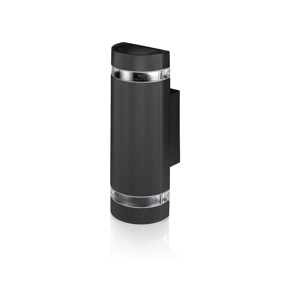 image 1 of Auraglow Outdoor Double Up & Down Wall Light - ELTON | Grey | Anthracite/Fitting Only