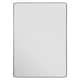 image 1 of The Angulis - Black Aluminium curved Edge Wall Leaner Mirror 68"x33" (174X85CM) Black