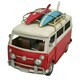 image 5 of Quality Retro Metal Vintage Camper Van Metal Model Replica Ornament Gift
