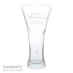 image 6 of Personalised Ruby Anniversary Large Hand Cut Diamante Heart Vase Clear