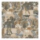 image 1 of Holden Décor Eastern Horizons Animal Palace Wallpaper - Blue/Orange - 10.05m x 0.53m Blue