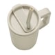 image 2 of XD Collection Cube Recycled Stainless Steel 800ml Travel Mug - Beige - One Size Brown