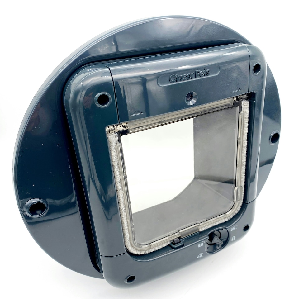 image 1 of Cat Mate Cat Flap Adapter Kit for Walls and Glass Panels – Dark Grey (361G)