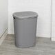 image 3 of 65L Laundry Basket Dirty Washing Clothes Linen Bin Basket with Line Design & Lid | Grey | Grey