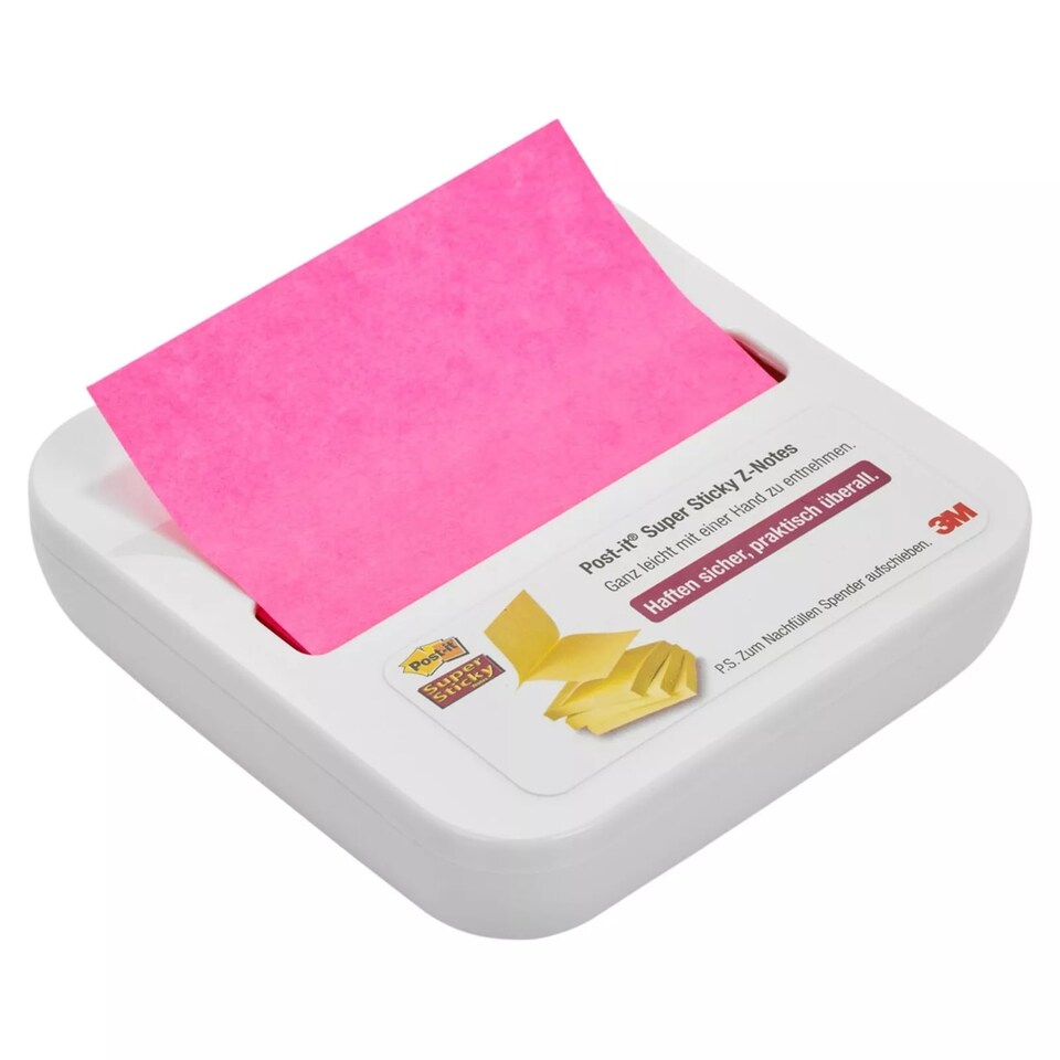 image 1 of 3M Post-It Sticky Notes Dispenser with Suction Cup | White | 1