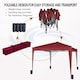 image 3 of MCC Direct Gazebo 3x3 Pop up Red | Red | Red