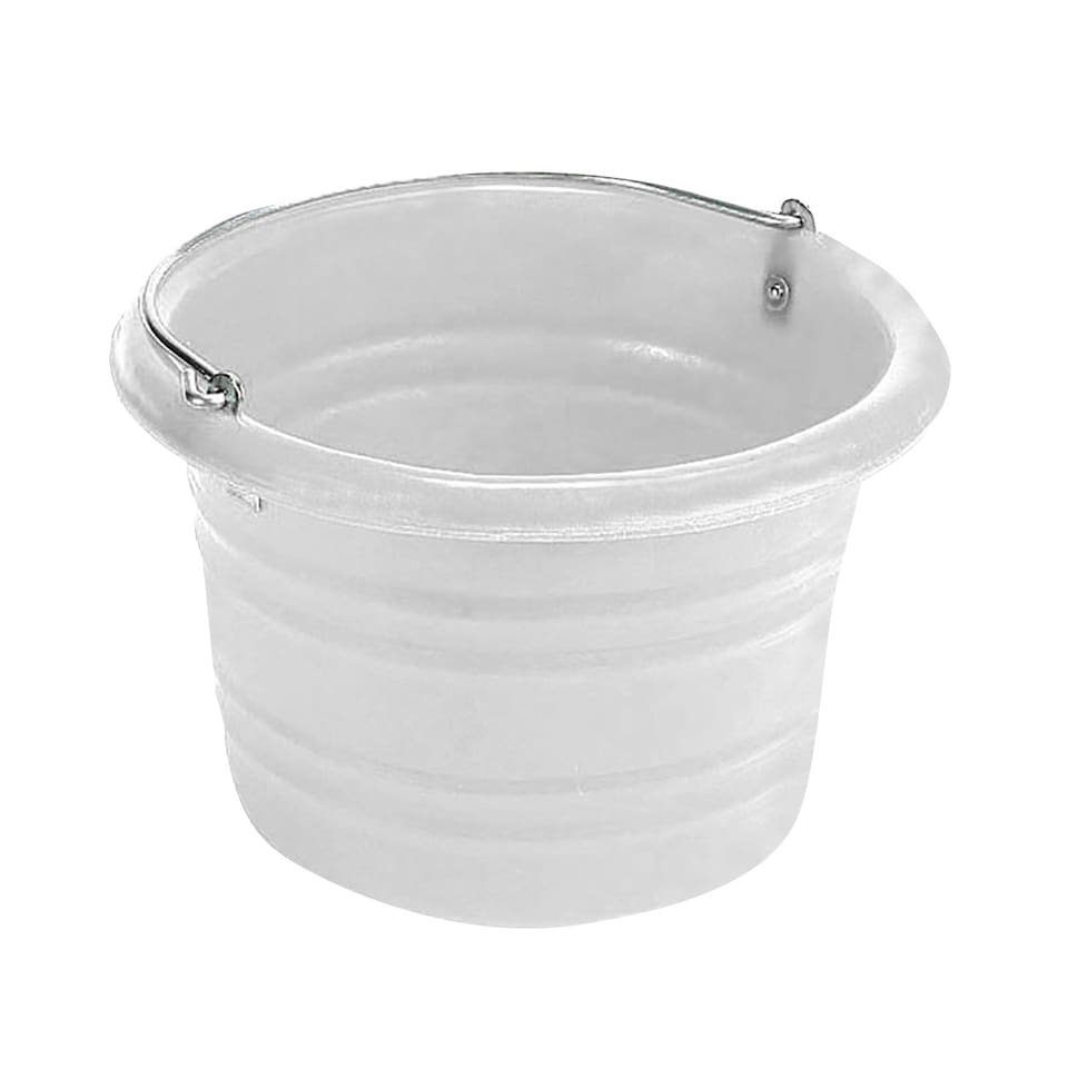 Stubbs Jumbo Feed/Water Bucket - White - One Size