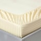 image 4 of Homescapes Yellow Cotton Stripe Fitted Cot Sheets 330 Thread Count, 2 Pack Yellow | One Size