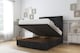 image 2 of Sloomy Harrington Black Naples Ottoman Bed With Mattress With 54" Floor Standing Headboard 6' Super King