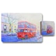 image 2 of london bus red (Placemat & Coaster Set)