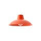 image 1 of ValueLights Civic Red Metal Fit Ceiling Pendant Light Shade and Bulb