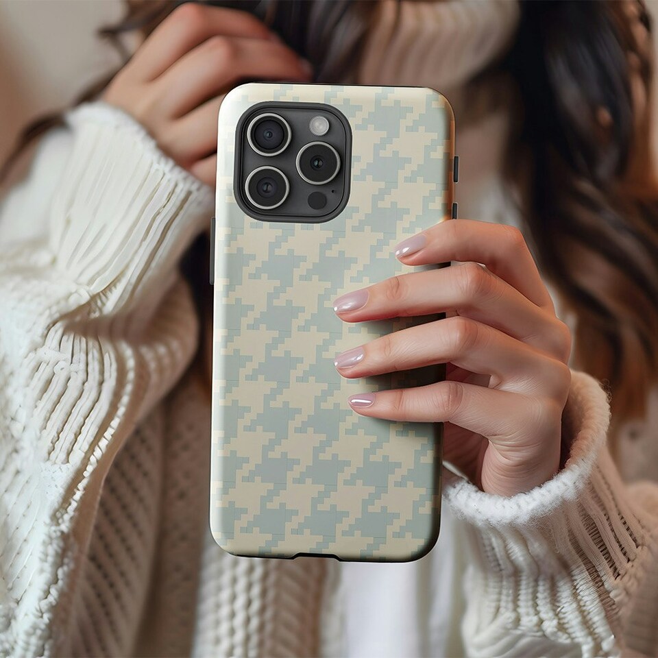 image 1 of Subtle Houndstooth Phone Case Multi | iPhone 16e
Slim | iPhone 16e
Slim